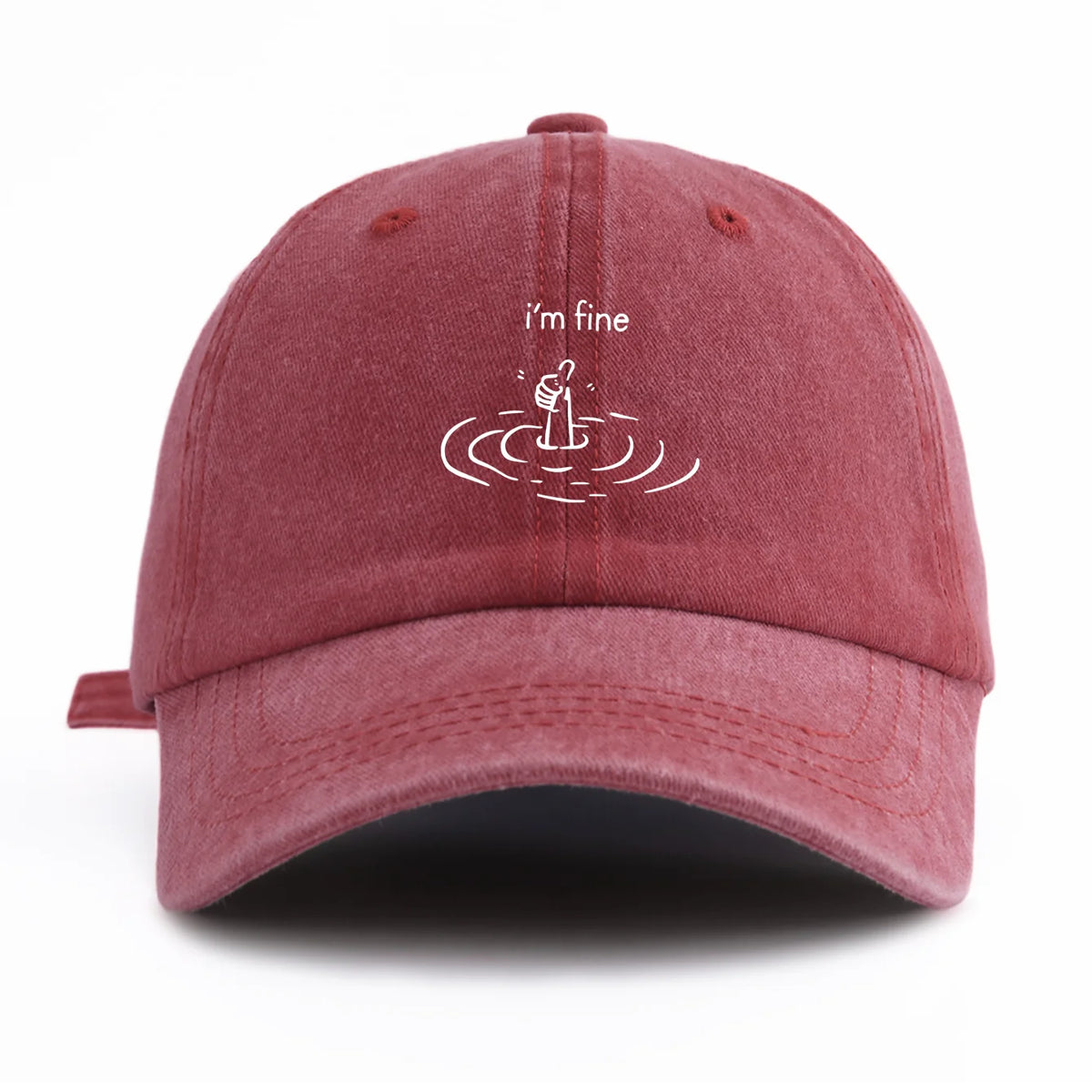 I'm Fine Sinking Hand Baseball Cap