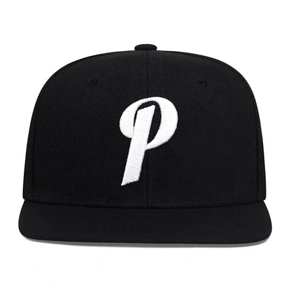 Unisex P Letter Embroidery Hip-hop Hats Baseball Caps Sunscreen Hat Snapback Caps