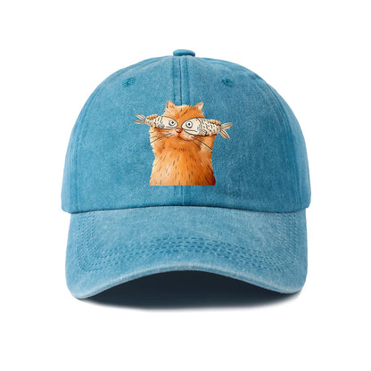 Cute Cartoon Animal Character Graphic Baseball Cap