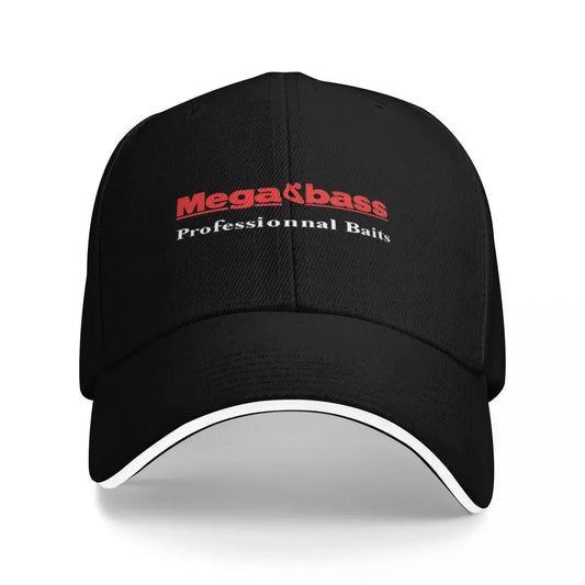 Red Mega Bass Hiking Baseball Caps