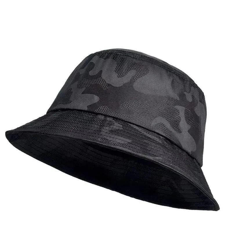 Unisex Camouflage Ventilate Bucket Hats Fishermen Caps
