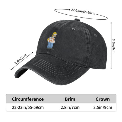 The S-simpson Number 1 Dad Father's Day Sun Baseball Cap
