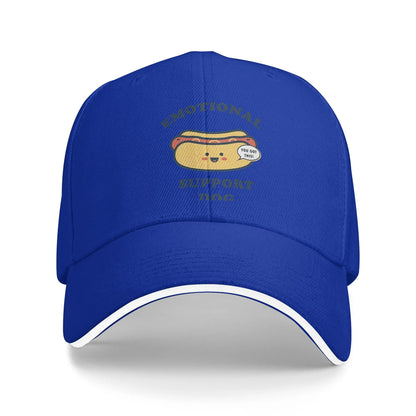 Summer Casual Baseball Cap Emotional Support Hotdog Outdoor Sport For Couple Women