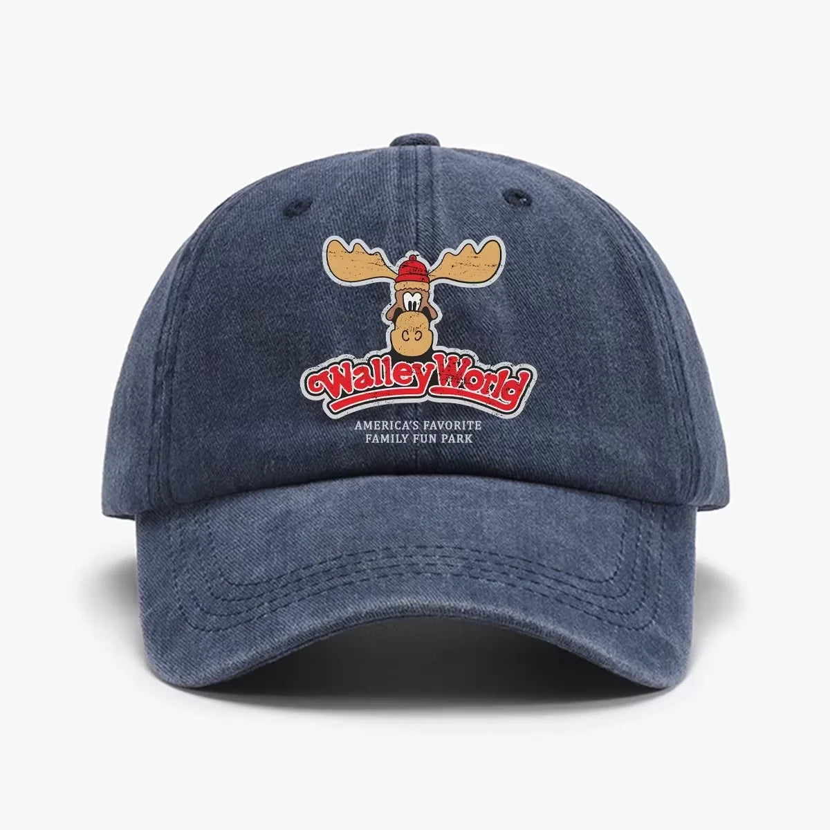 Printed Baseball Cap Men's Retro Washed Distressed Sun Hat For Women And Men