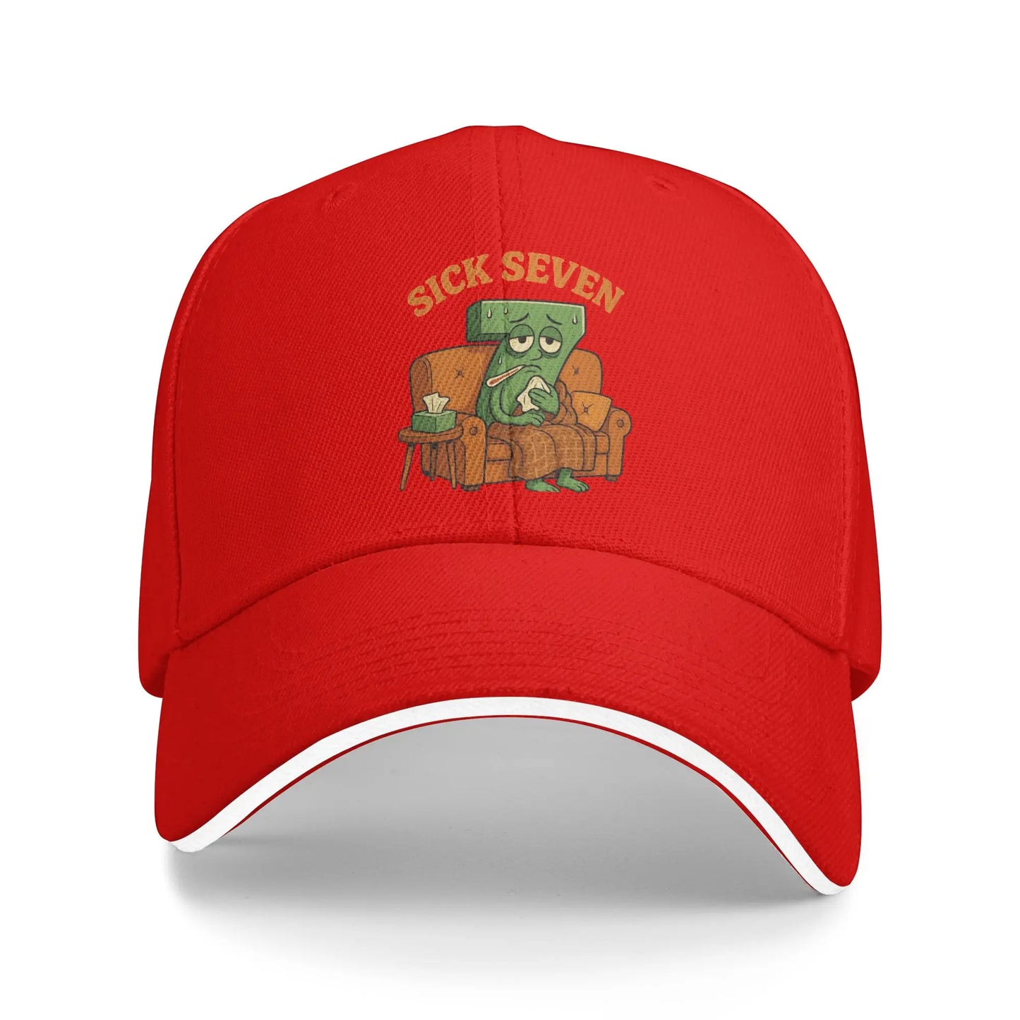 Sick Seven 67 Halloween Meme Funny Meme Six Seven Wordplay Baseball Cap