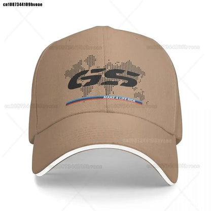 Motorcycle GS World Map Racing Baseball Cap