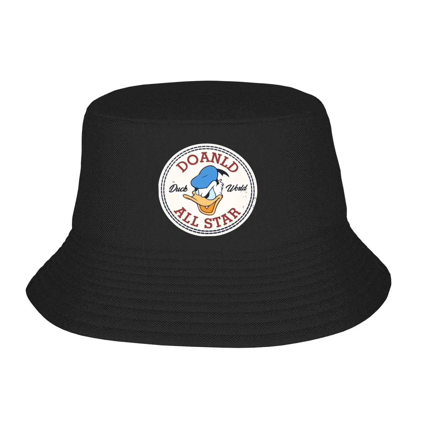 Unisex Bucket Hats Cartoon Donald Duck Vintage Beach Hatwear