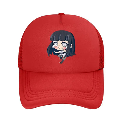 New “Anime Girl Manga, Cute Art Design” Mesh Baseball Cap