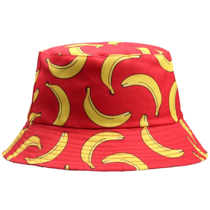 Summer Spring Thin Shade Banana Print Cotton