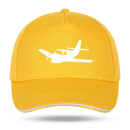 New Men Women Fashion Airplane Pilot Wings Funny Print Baseball Caps