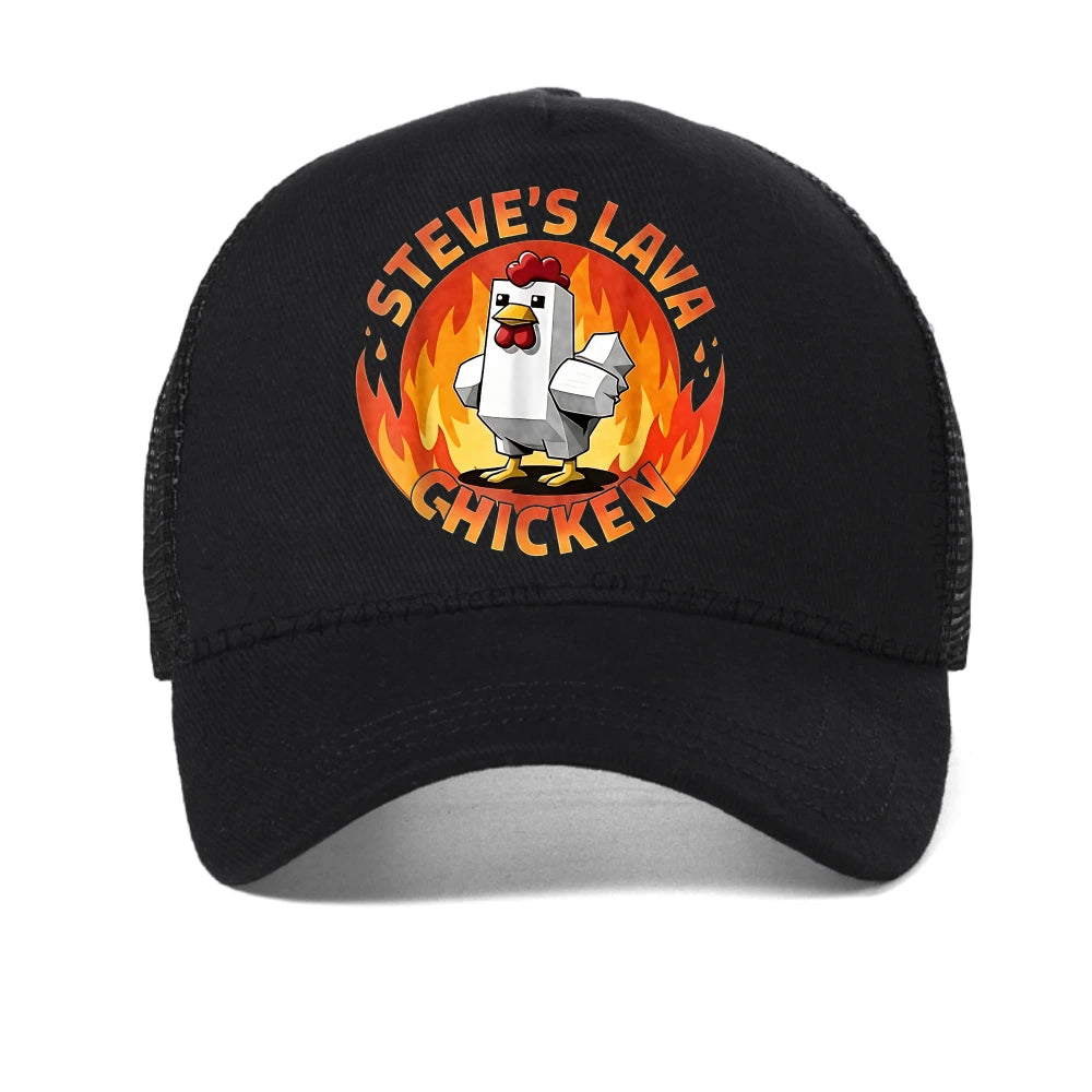 Chicken Steve's Lava Chicken Baseball Cap