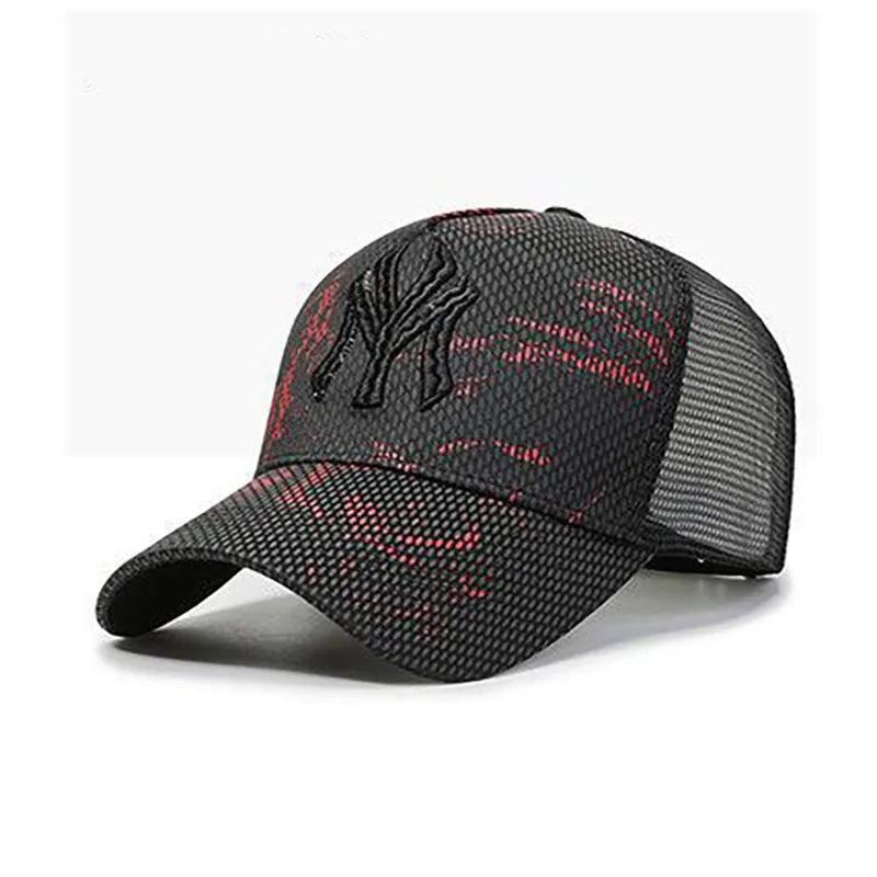 New Summer Hat Men's Letter Embroidery Versatile Couple Sunscreen Sunshade Baseball Cap