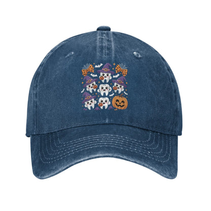 Funny Teeth Unisex Baseball Caps Cartoon Teeth Helloween