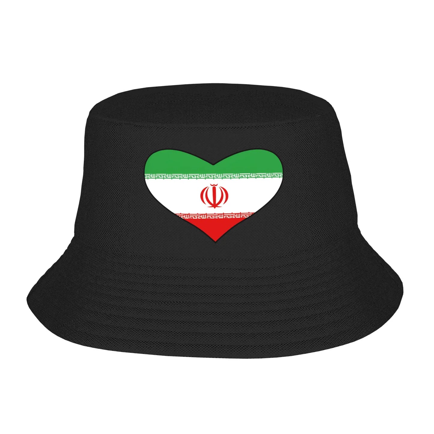 Iran Lion Sun Flag Persian Iran Flag Bucket Hat