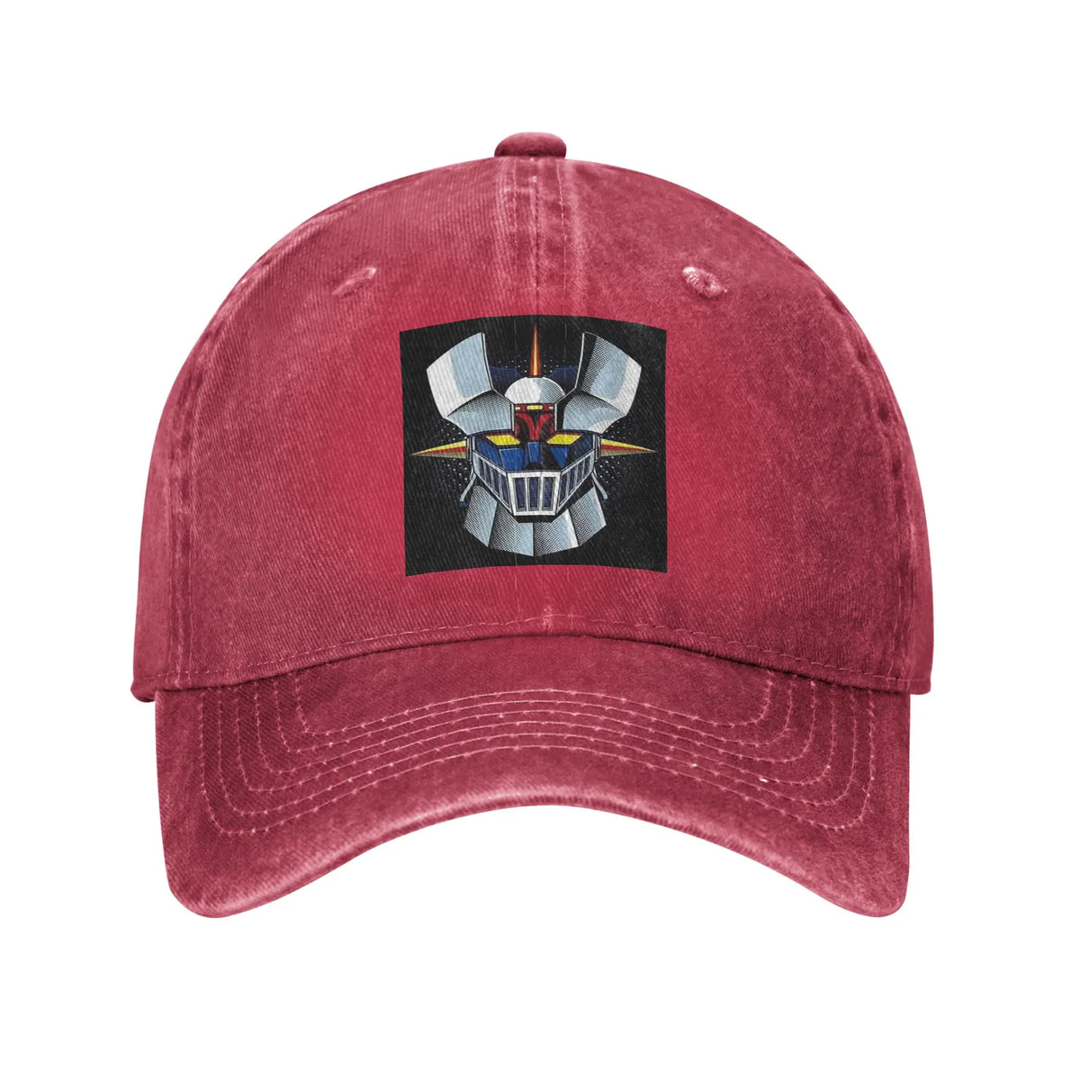 Mazinger Z Mad Robot Denim Fabric Cap Casual Baseball Caps