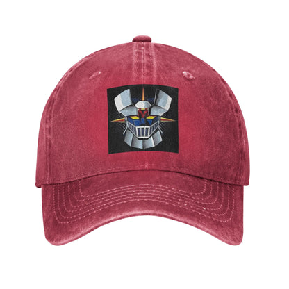 Mazinger Z Mad Robot Denim Fabric Cap Casual Baseball Caps