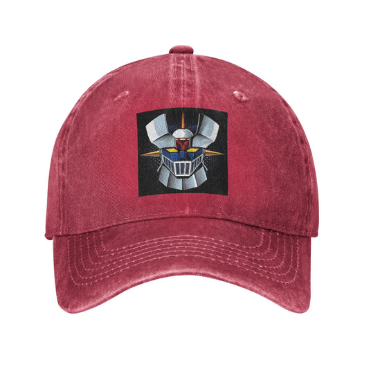 Mazinger Z Mad Robot Denim Fabric Cap Casual Baseball Caps