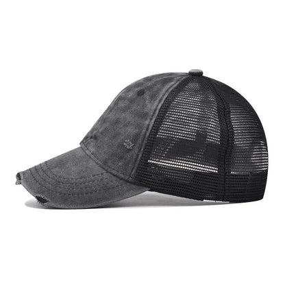Baseball Cap Made Old Ripped Light Board Caps Men Women
