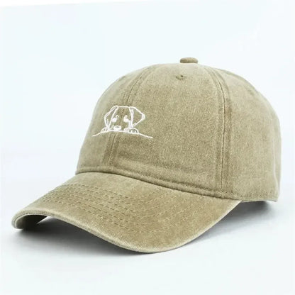 Spring Cotton Cartoon Embroidery Casquette Baseball Cap