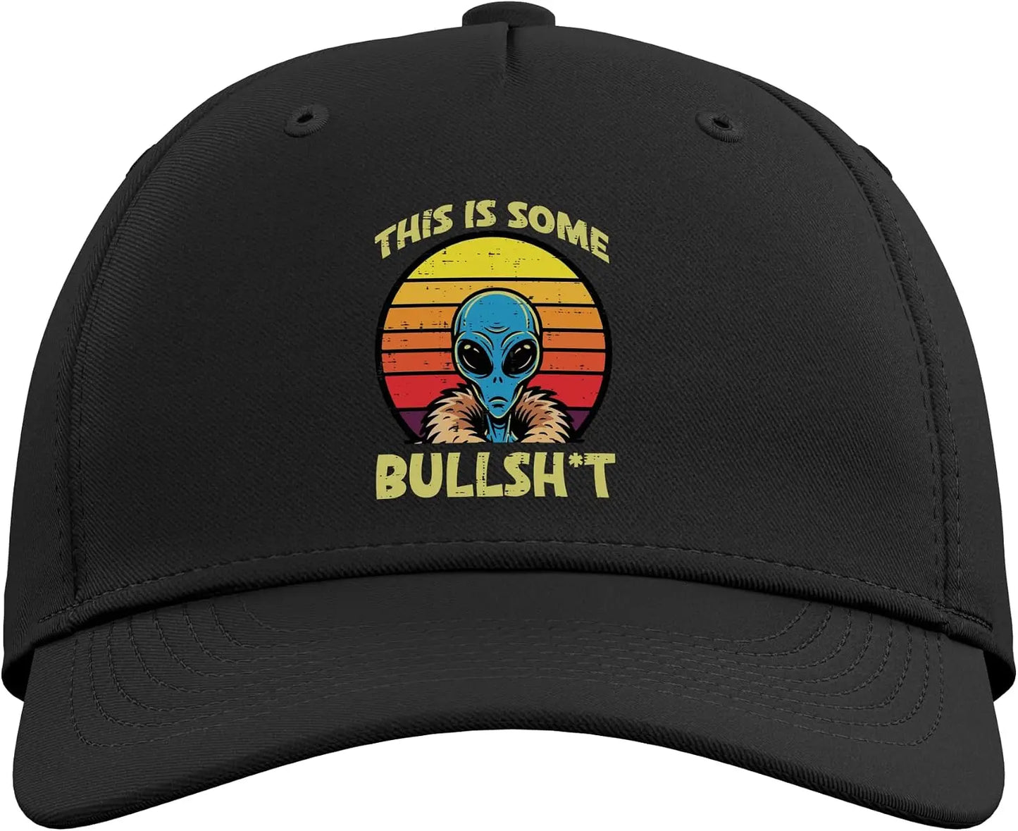 Alien Jacket This Is Some Bull Funny UFO Space Baseball Cap