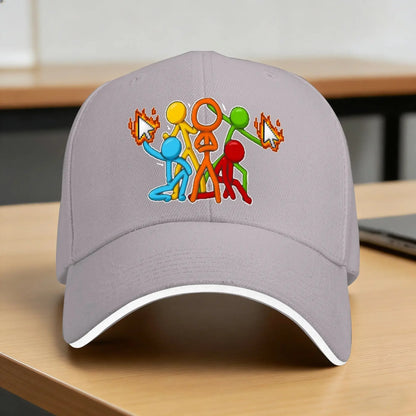 Baseball Cap Alan Becker Gaming Figting Kpop Rock