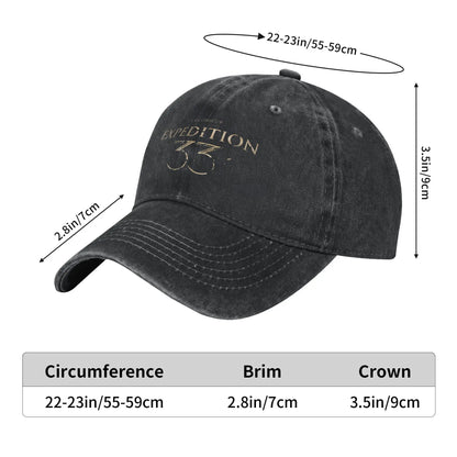 Unisex Clair Obscur: Expedition 33 Video game Logo Printed Hat Baseball Cap