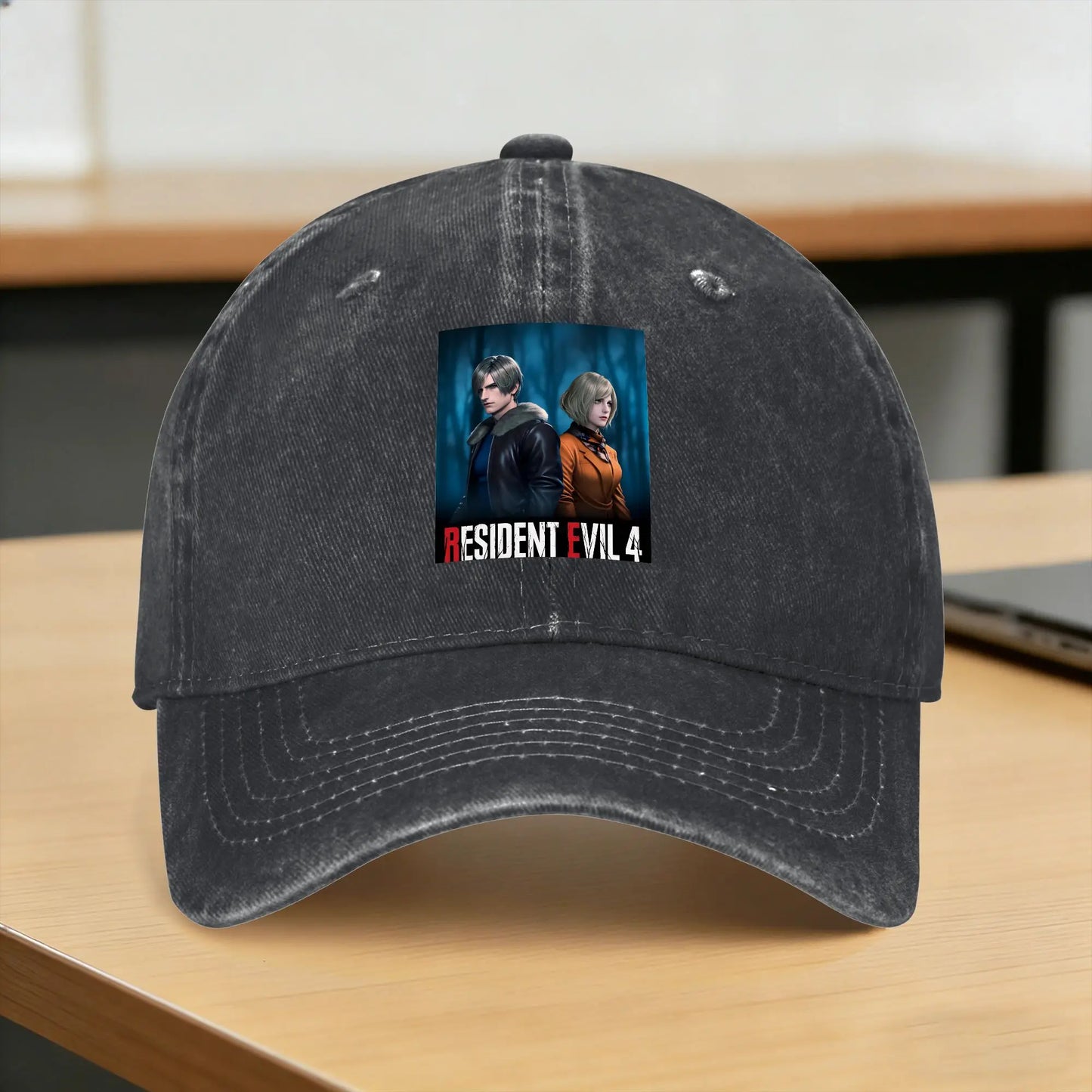 Washed Baseball Cap Leon and Ashley Residents Evils