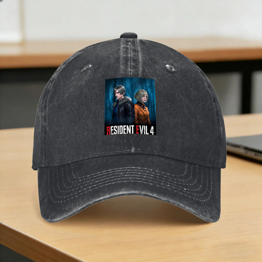 Washed Baseball Cap Leon and Ashley Residents Evils