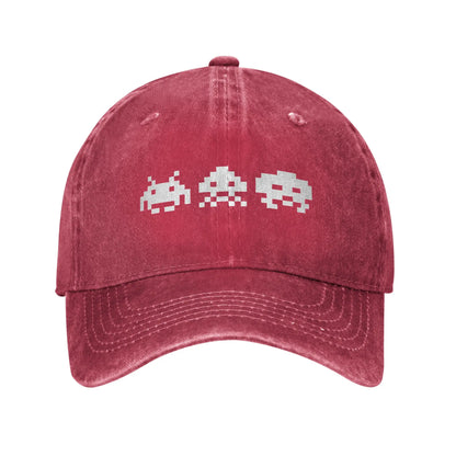 Space Invaders Men Women Baseball Cap