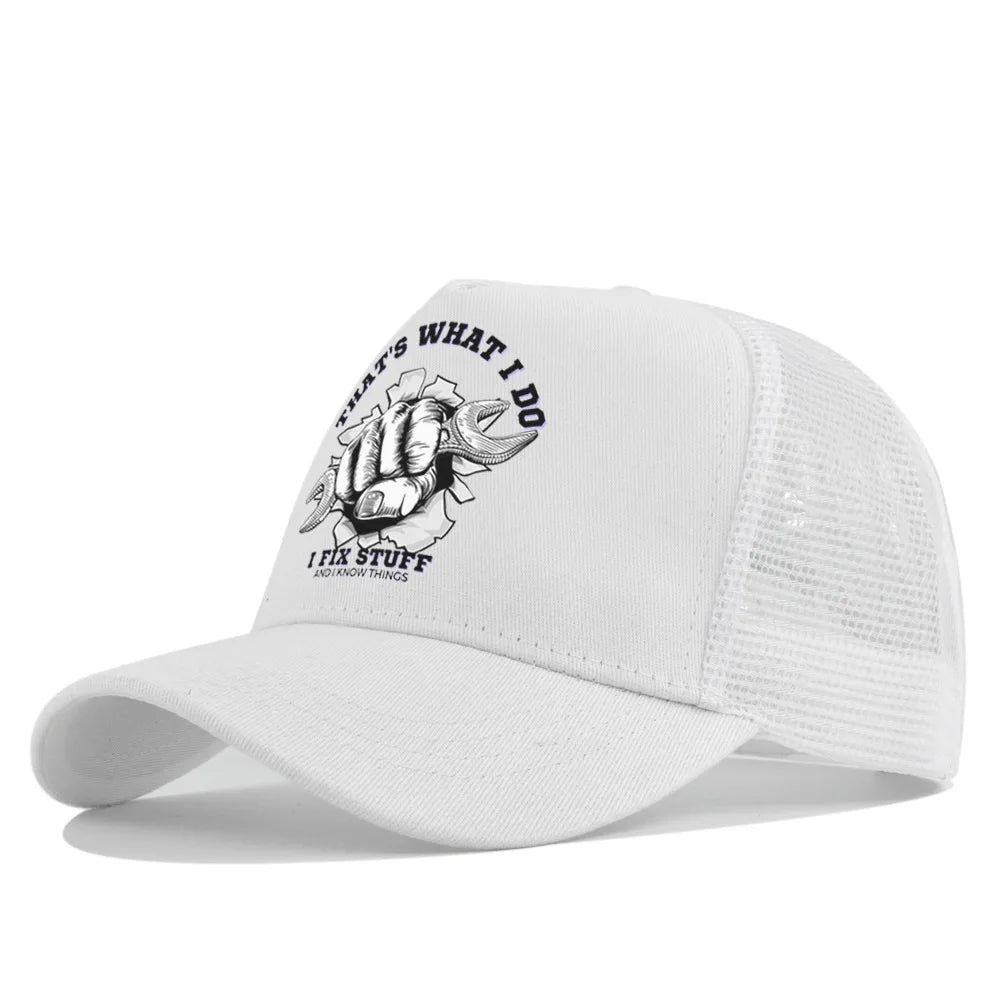 New Fashion Spring Summer Printed Mesh Breathable Baseball Cap