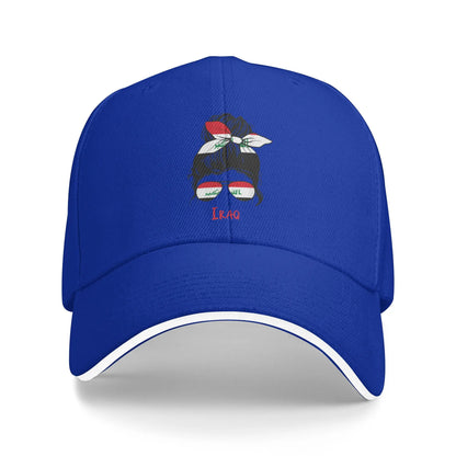Men's Women's Iraqi Girl Iraq Girl Iraq Woman Flag Baseball Cap
