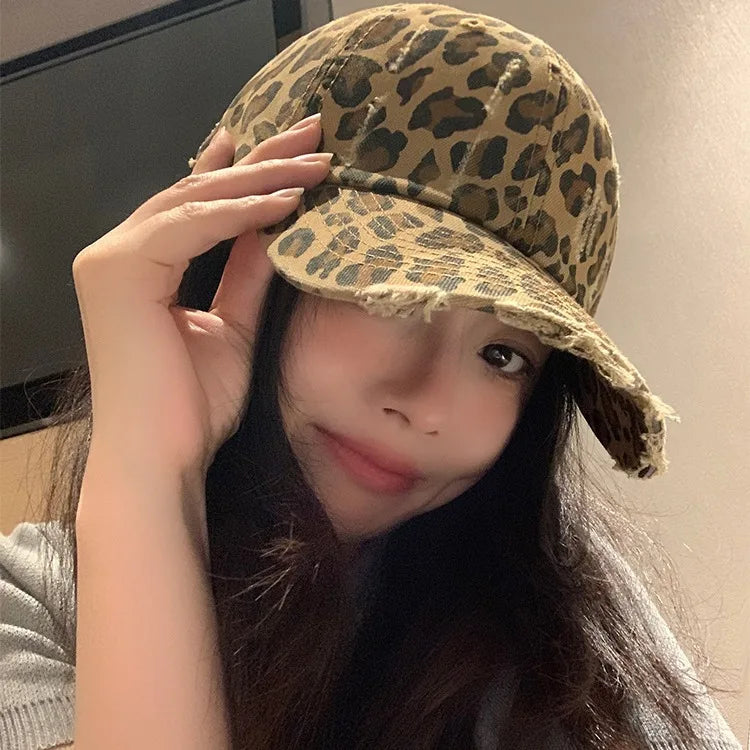 Trendy Unisex Leopard Print Baseball Cap