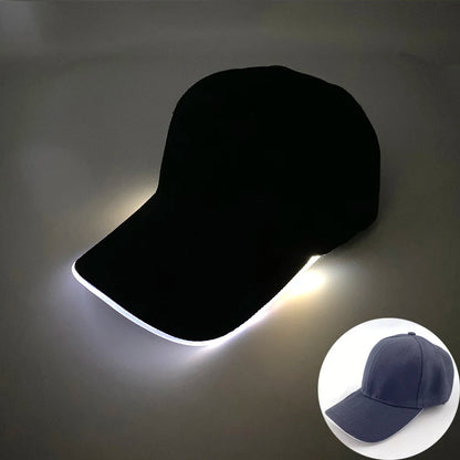 2025 Christmas Cartoon LED Luminous Hat Glowing Baseball Cap Men Women Winter Light Up