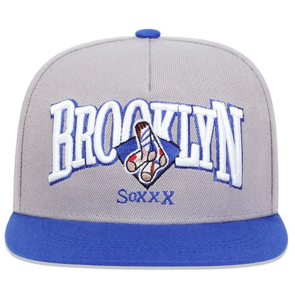 New BROOKLYN Socks Embroidery Baseball Cap
