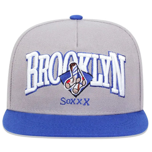 New BROOKLYN Socks Embroidery Baseball Cap