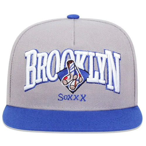 New BROOKLYN Socks Embroidery Baseball Cap Snapback Hats Hip Hop Hat