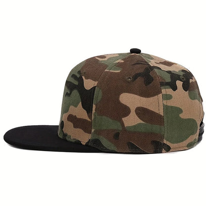 Unisex Light Plate Camouflage Hip-Hop Hats Baseball Caps Sunscreen Hat Snapback Caps