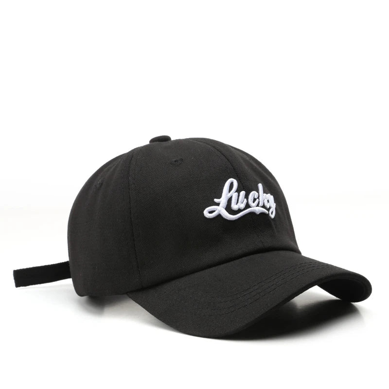 Lucky Embroidery Casual Baseball Cap For Women Men