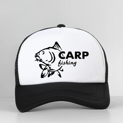 Funny Carp Fishing Baseball Cap