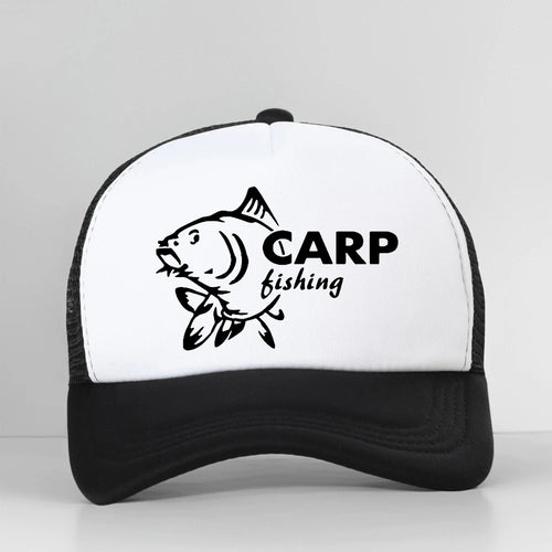 Funny Carp Fishing Baseball Cap
