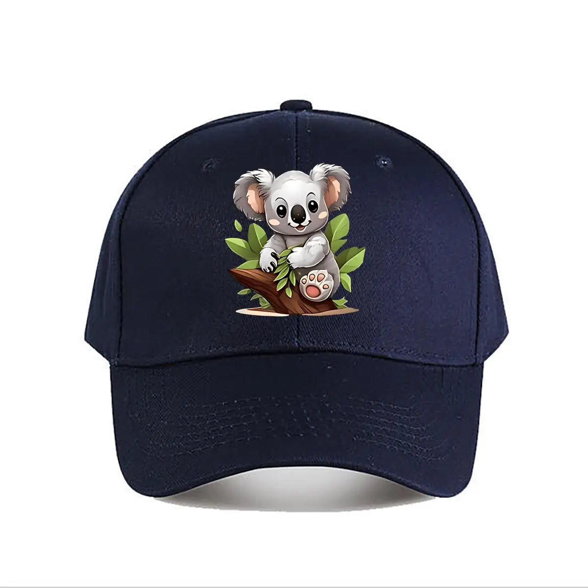 Cute Cartoon Koala Plush Toy Kids Room Decor Baseball Cap