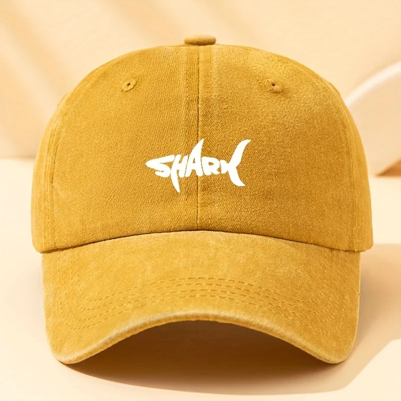 Fashionable Shark Print Baseball Cap