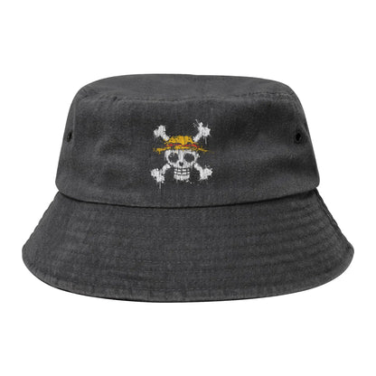Girl Bucket Hat Ones Pieces Skull