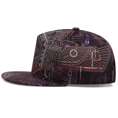 New Fashion Men Cool Hip Hop Caps Adult Cartoon Characters Horus Print Snapback Caps