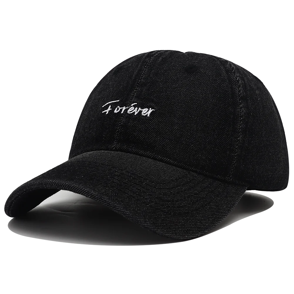 Designer Forever Embroidery Washed Baseball Cap Casquette Homme