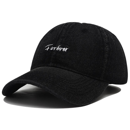 Designer Forever Embroidery Washed Baseball Cap Casquette Homme