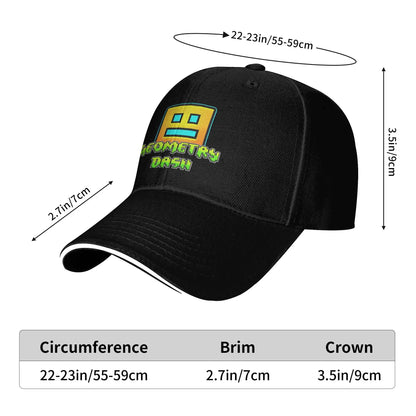 Geometry Video Game Dash Baseball Cap