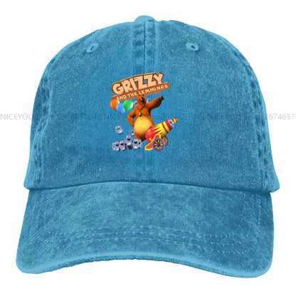 Grizzy and the Lemmings Baseball Cap