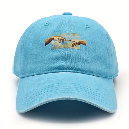 Vintage Printed Baseball Cap For Both Men And Women