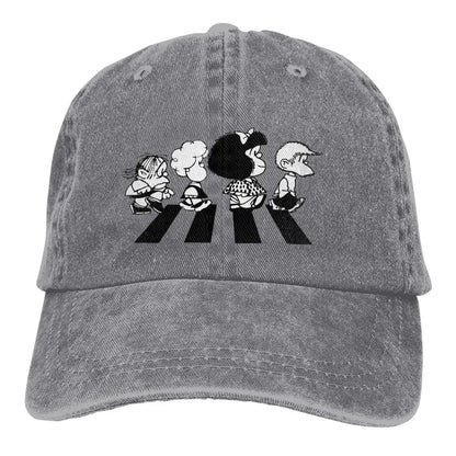 Her Friends Baseball Caps Peaked Cap Mafalda Cartoon Sun Shade Hats